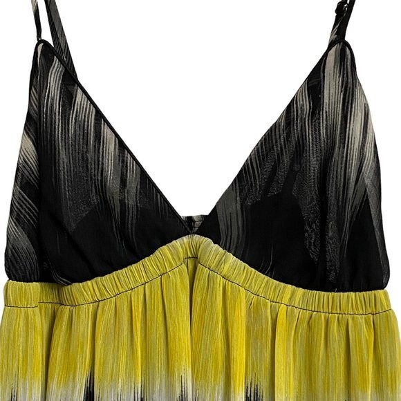 Forever 21 Flowy Boho Maxi Dress Size M Lined Beachy Summery Bohemian Artsy Y2K - Picture 4 of 16